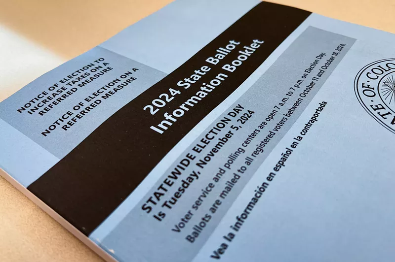 Image: Colorado election blue book
