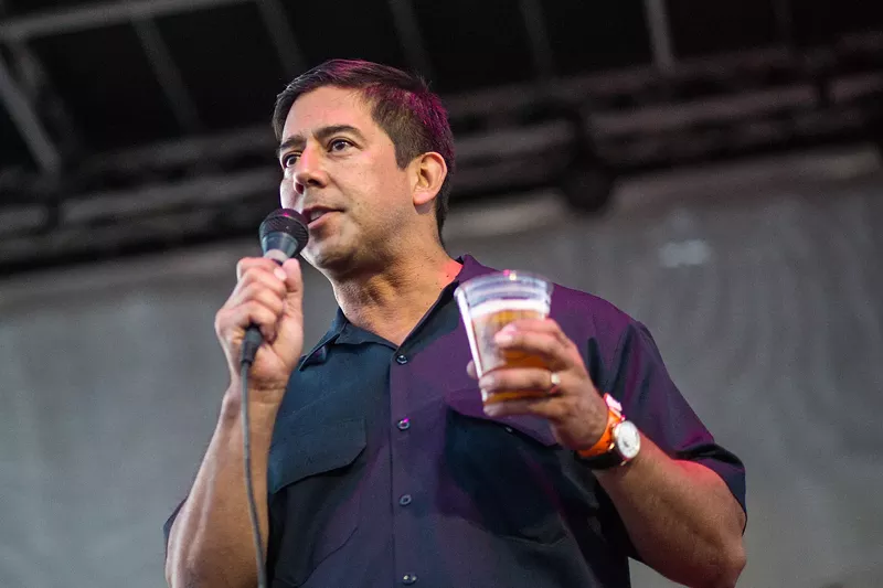 Image: Keith Villa is still brewing beer, but he's subbing the alcohol for cannabis now.