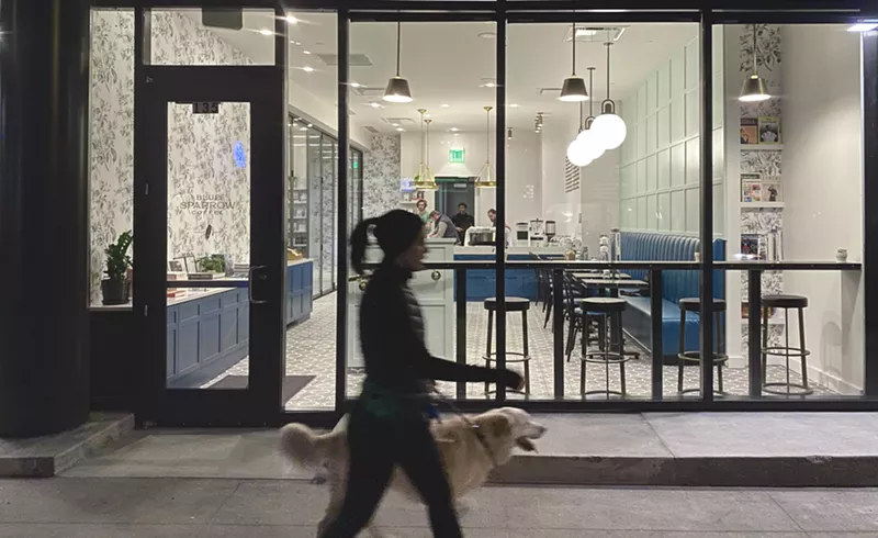 Image: Blue Sparrow is now open on Platte Street.