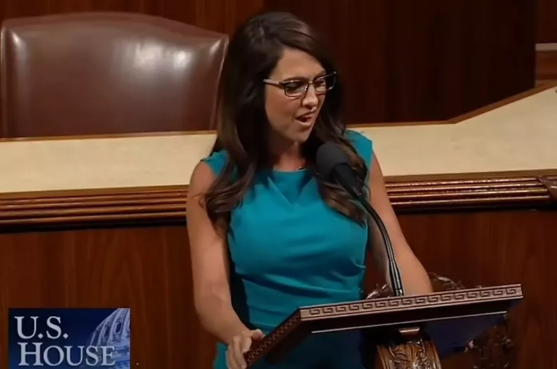 Image: Representative Lauren Boebert: Congresswoman or that Mean Girl from Middle School? Yes.