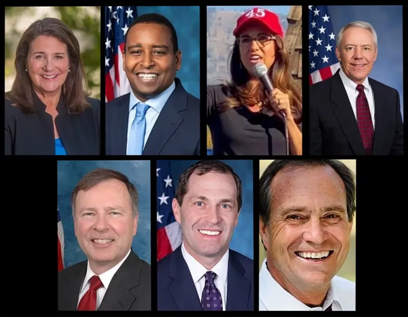 Image: Lauren Boebert: only one of seven, but right now the squeakiest wheel.