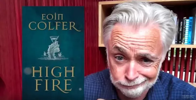 Image: Author Eoin Colfer (Artemis Fowl) reads from his new, decidedly adult book at Tattered Cover.