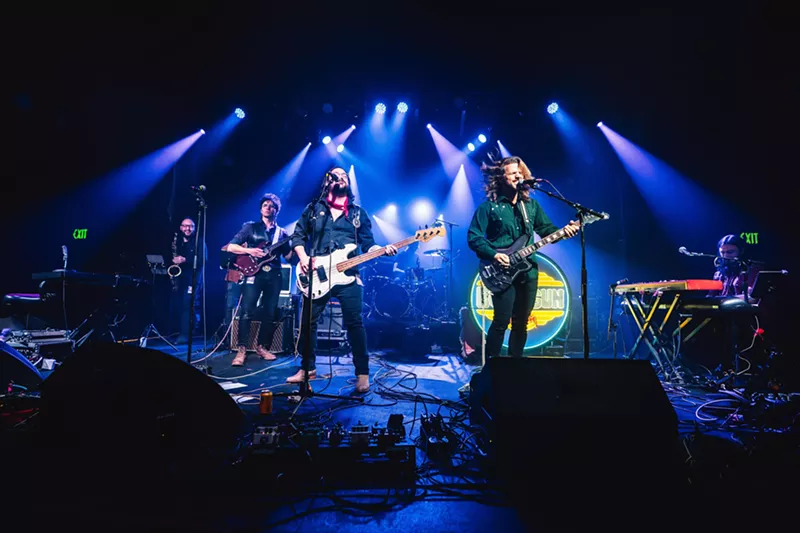 Image: band performing on stage