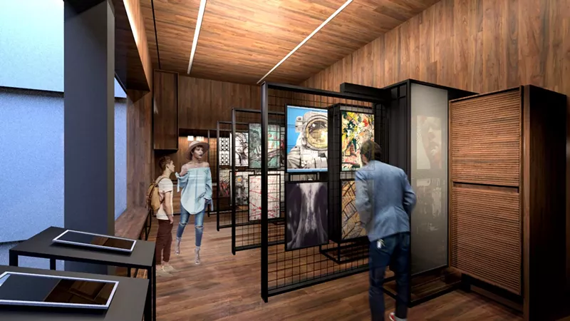 Image: The Octopus Initiative art-lending library opens at MCA Denver.