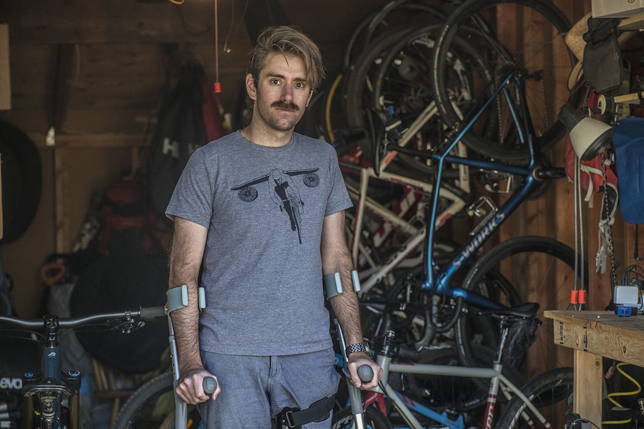 Andrew Bernstein's recovery after being struck by a van while cycling has been arduous.