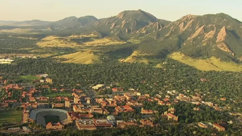Image: Boulder from the air.