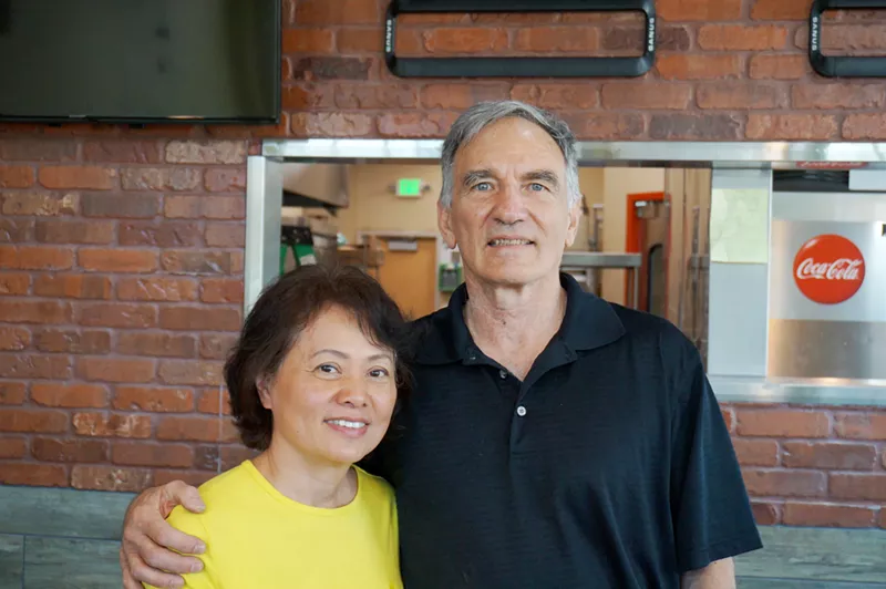 Image: Lien Vo and her husband, Tom Lieber, run the Bourbon Grill.