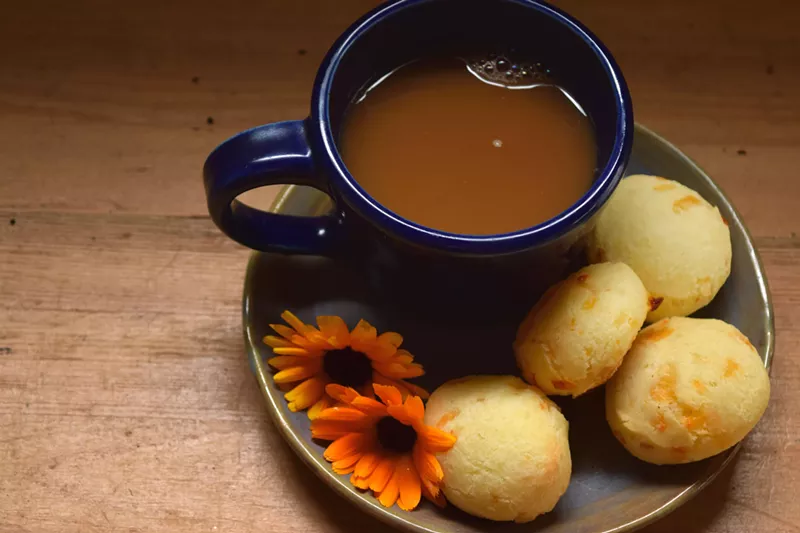 Image: Brazilian pão de queijo, or cheese bread, can easily be enjoyed on their own or with a cup of coffee.