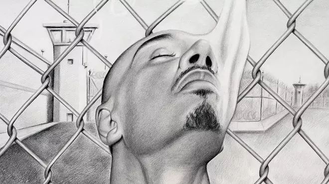man in prison