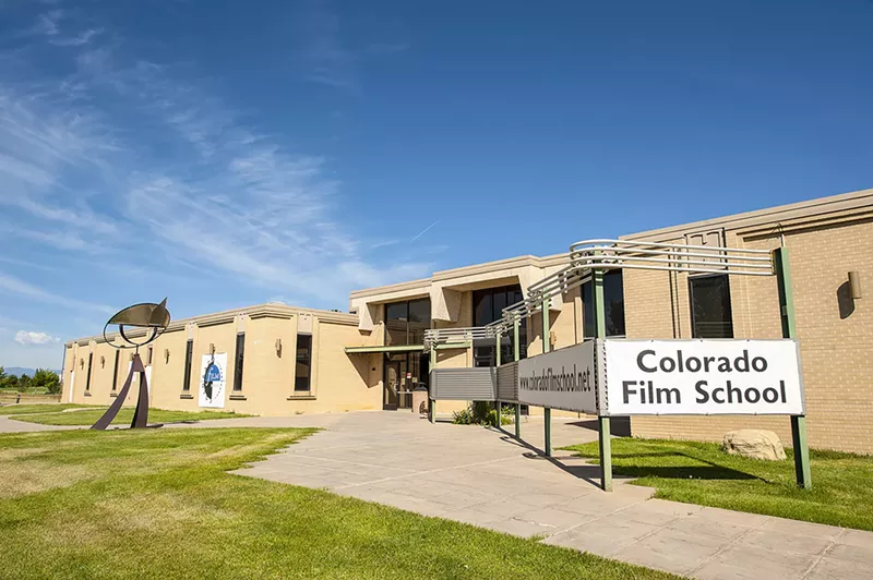 Image: The Colorado Film School, on the Community College of Aurora campus.