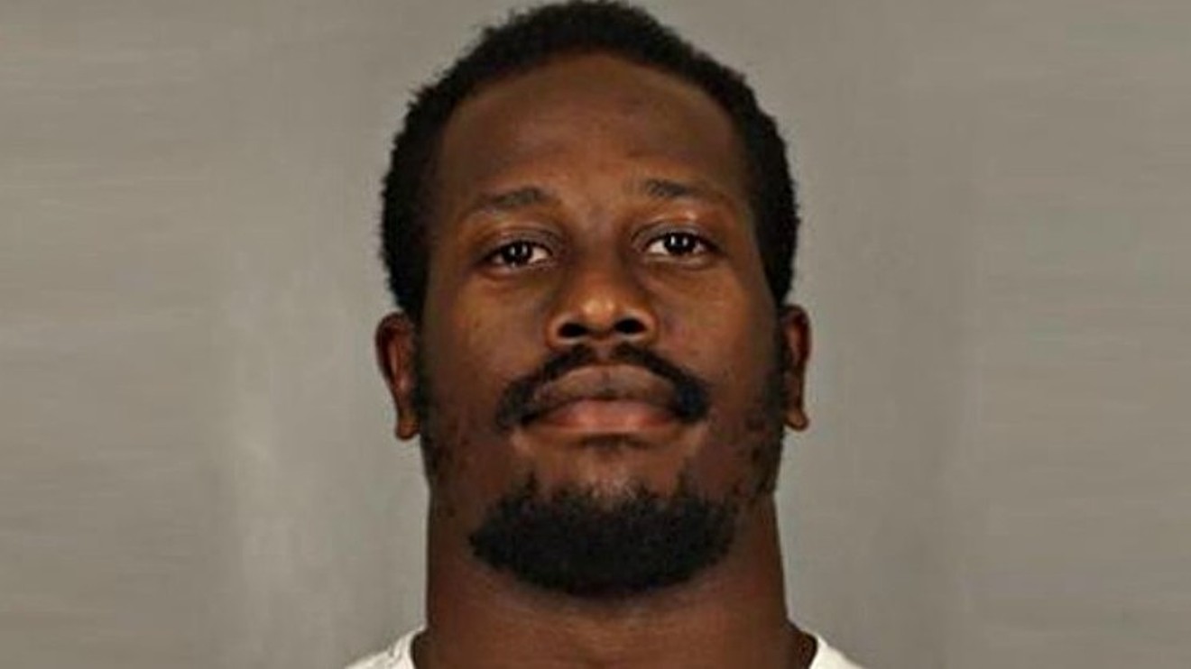 A Von Miller mug shot from 2013. He's currently under investigation for an unspecified offense in Parker.