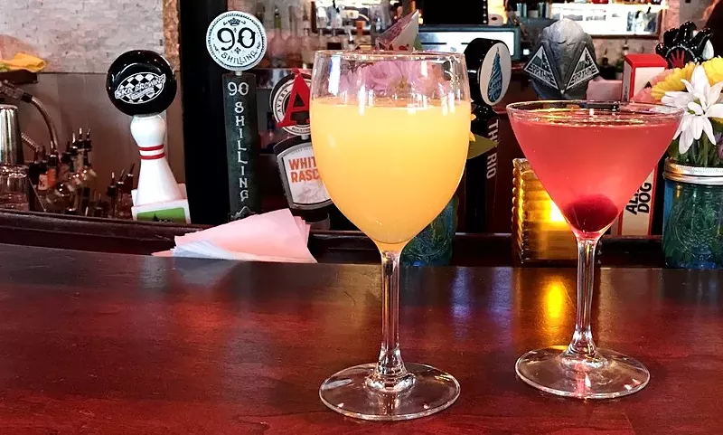 Image: Drink up and eat up at Wash Park Grille's brunch buffet.