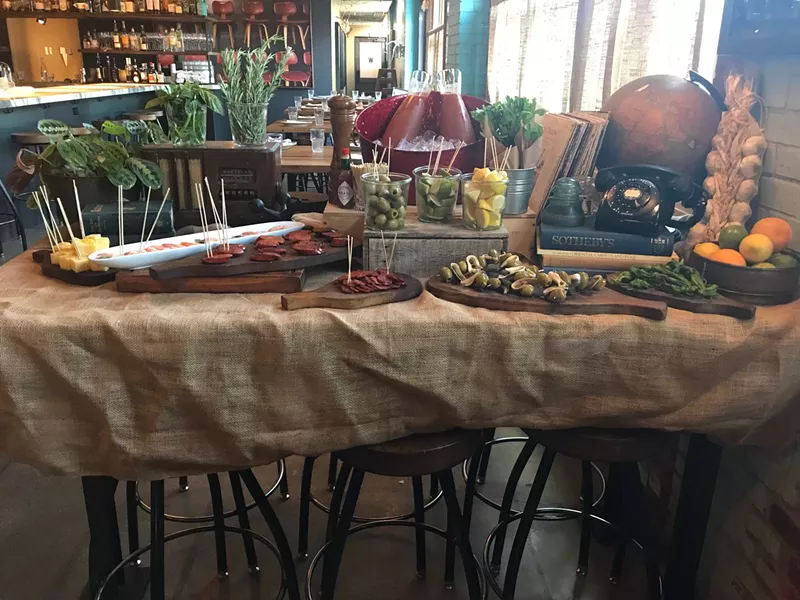 Image: Barcelona's Bloody Mary bar is a beauty.