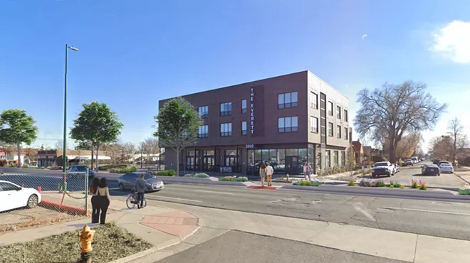 building on Colfax