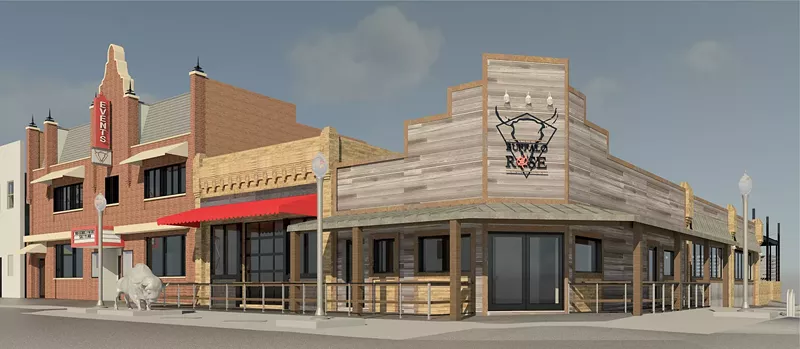 Image: A rendering of the new Buffalo Rose.
