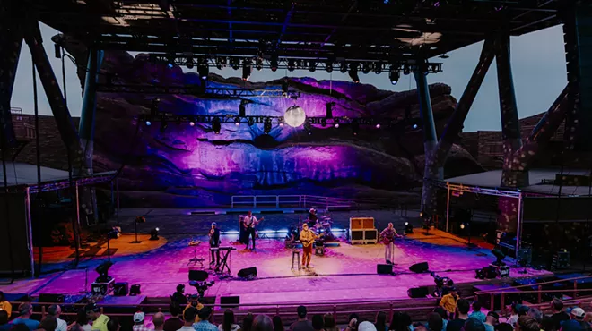 CAKE performed at Red Rocks Amphitheatre on Thursday, July 24, 2025, with a special two-set performance.