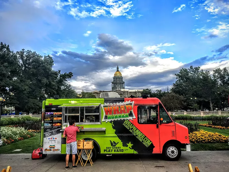Image: The California Wrap Runner has been a mainstay at Civic Center Eats.