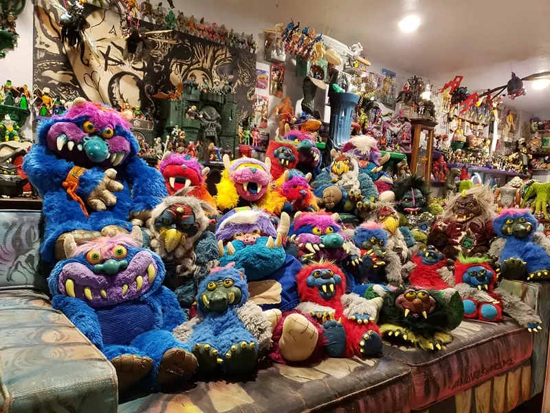 Image: Rows of toys in the Gnarly ToyBox