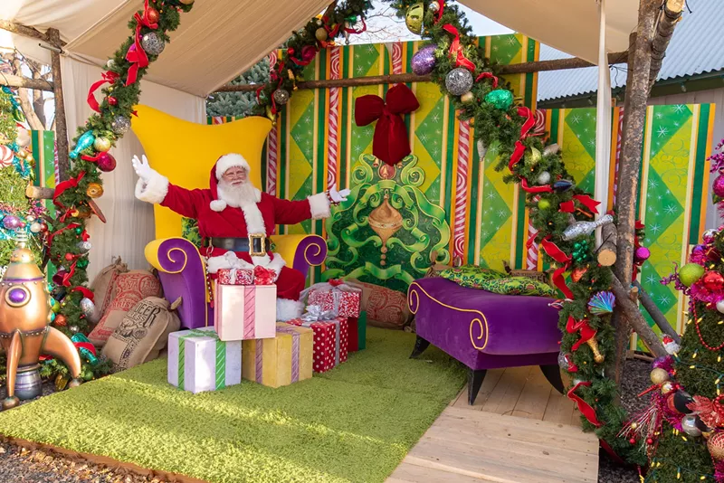 Image: As soon as you step into Camp Christmas, you'll be encouraged to leave your worries and stress behind.