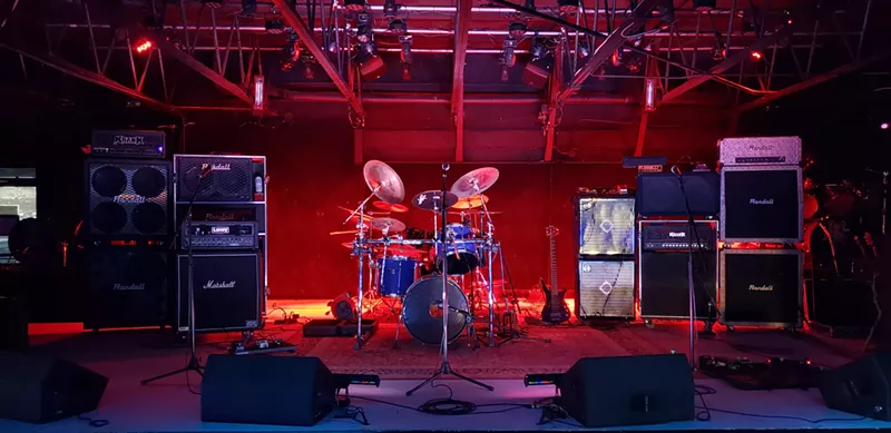 Image: A view of the stage at Antero Hall at Eck's Saloon. The nearly forty-year-old live-music venue in Lakewood is in danger of closing.
