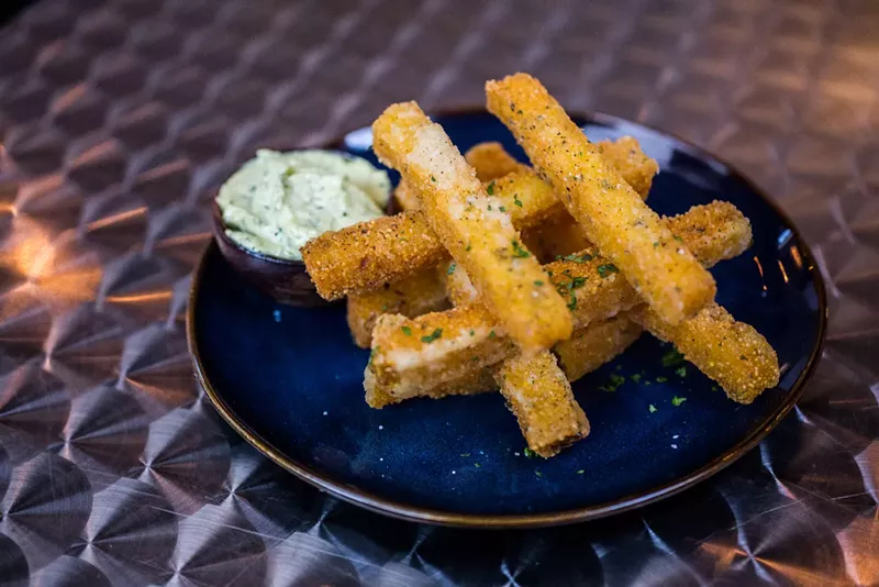 Image: Polenta fries make a smart start at Clyde.