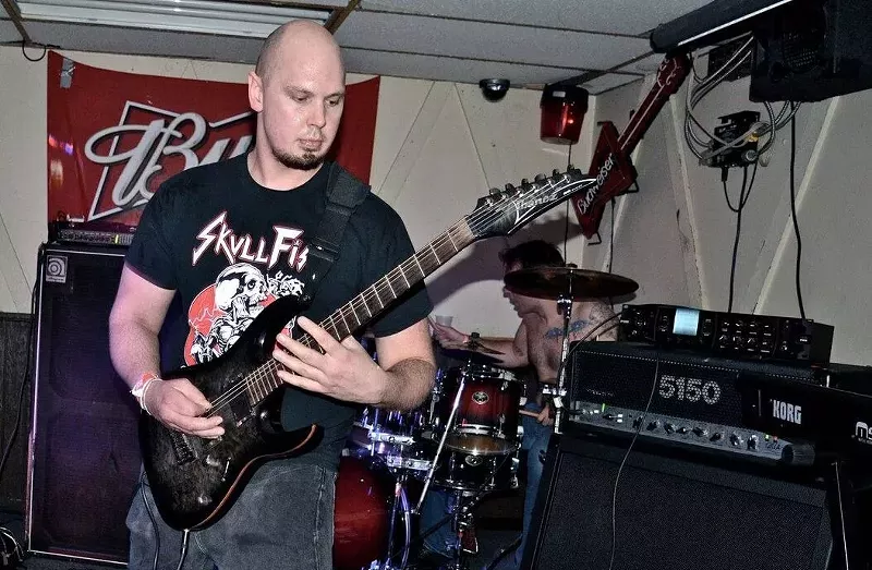 Image: Josh Drummer's one-man death-metal band Buried Realm just released its debut album, The Ichor Carcinoma.