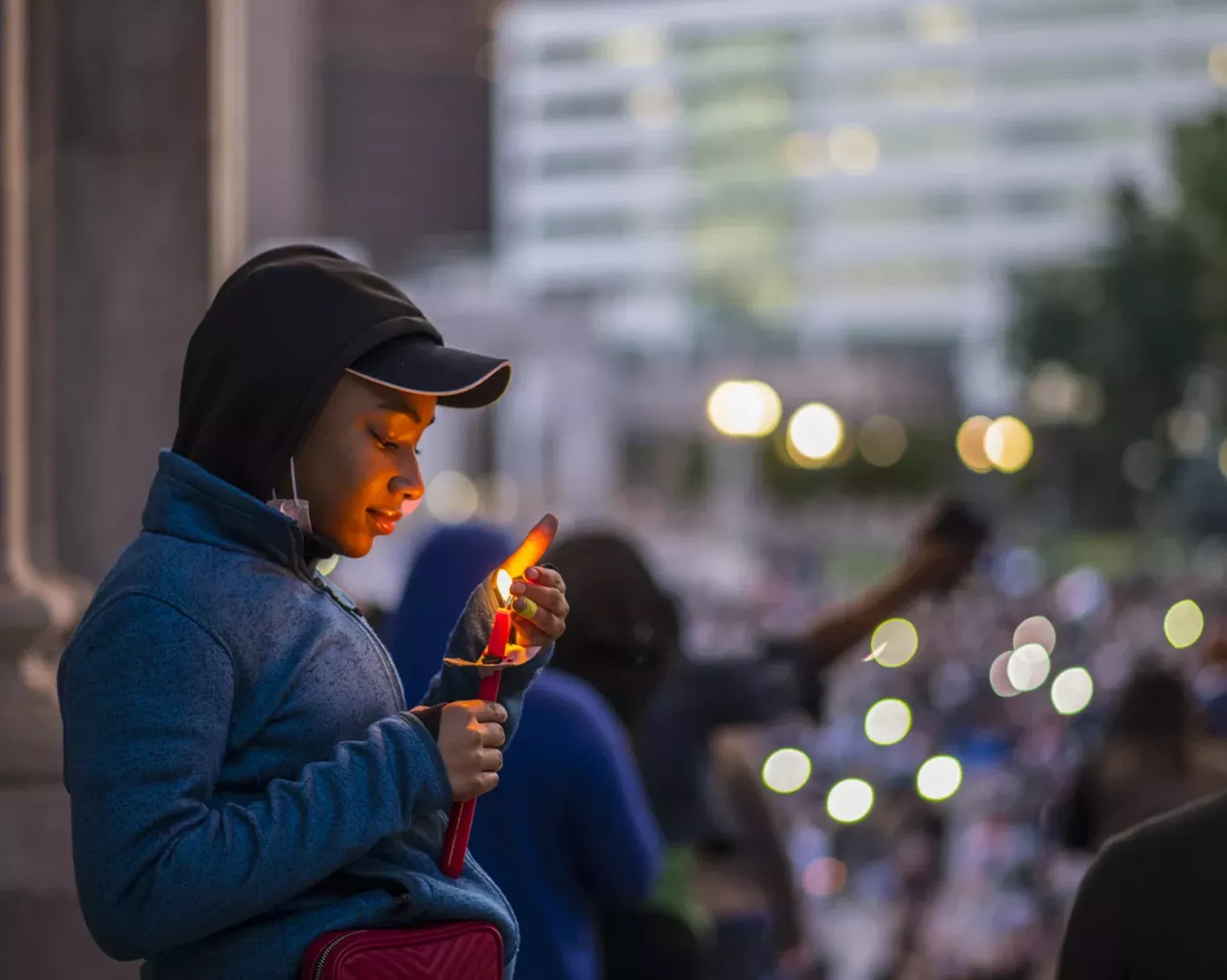 Photos Candlelight Vigil for Floyd at Civic Center Park Westword