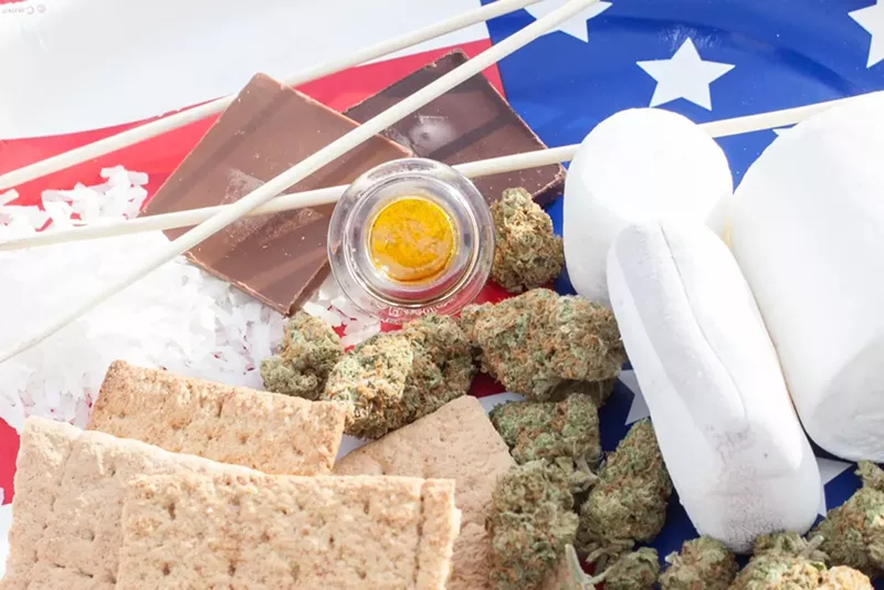 Image: Cannabis is becoming a patriotic connection point for voters.