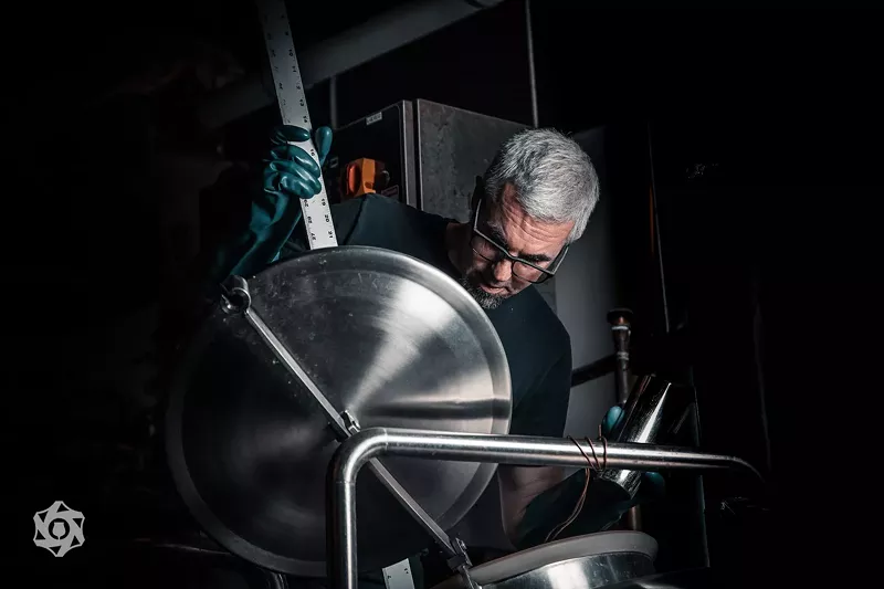 Image: Brian Hutchinson makes a pre-Prohibition pilsner.