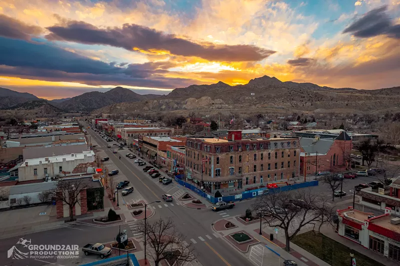 Image: The St. Cloud Hotel in Cañon City.