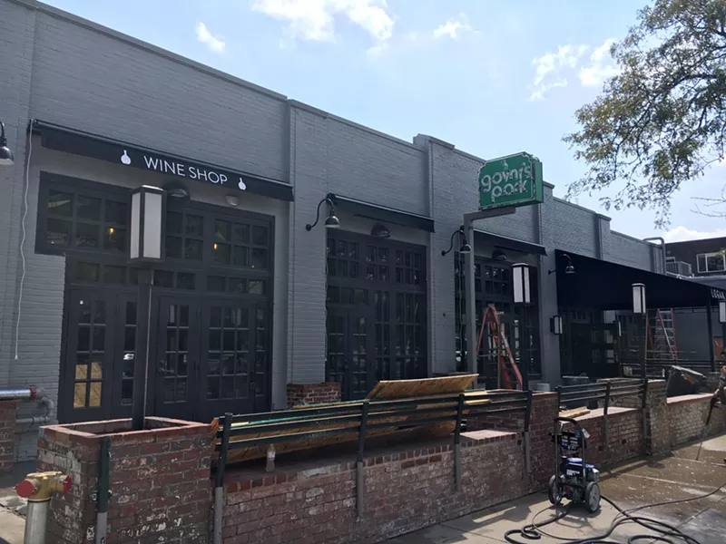 Image: The old Govnr's Park sign is staying above the new Logan Street patio, and there will also be a Gov Park burger on the menu.