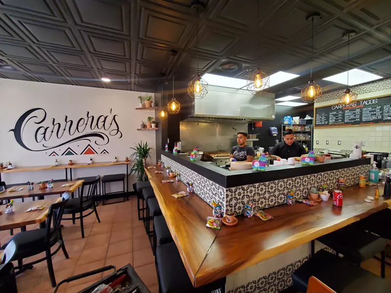 Image: Carrera's Tacos opens April 23.
