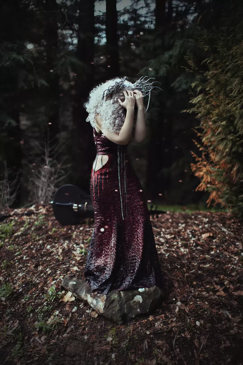 Image: Cellista often performs in elaborate costumes.