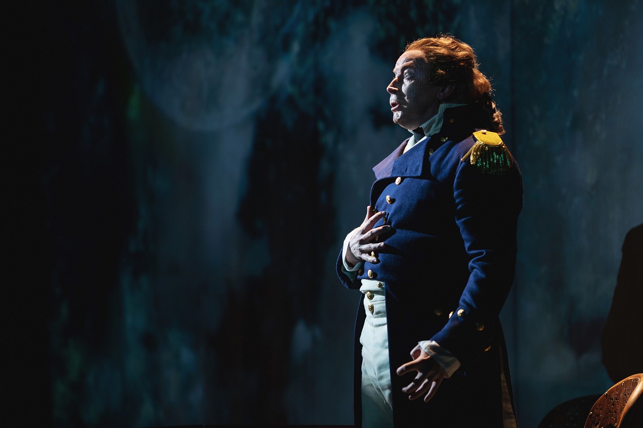 Tenor Daniel Norman plays Captain Vere in Central City Opera's Billy Budd.
