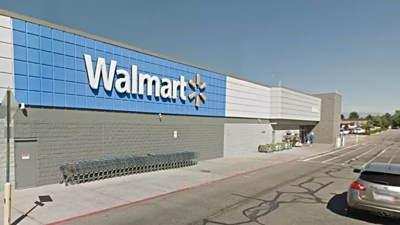 Image: According to the CDPHE, this Walmart at 6310 South U.S. Hwy 85-87 in Fountain is an active COVID-19 outbreak site, with thirty employee cases to date.