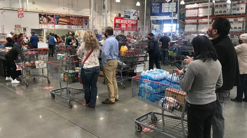 Image: The scene at a Jefferson County Costco on November 8.