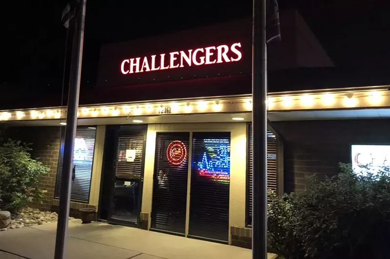 Image: Challengers Sports Bar and Grill has been a big draw for over ten years at 12161 Iliff Avenue.