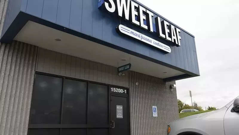Image: Sweet Leaf's dispensary at 15200 East Sixth Avenue in Aurora is now open again.