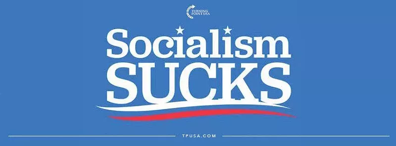 Image: TPUSA members don't love socialism.
