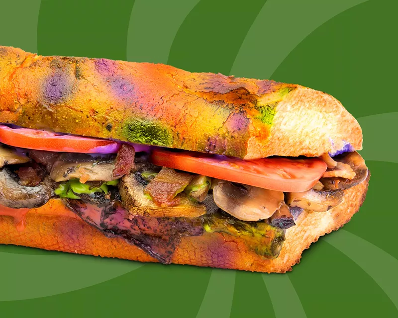 Image: The Quiznos Magic Mushroom Melt doesn't include any psychoactive ingredients — just mind-meltingly bad optics.
