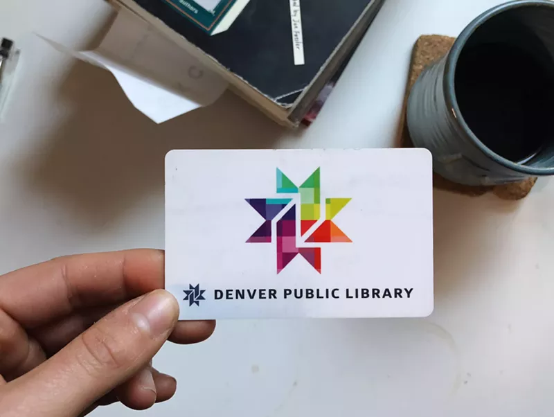 Image: Denver Public Library cards are not to be underestimated.