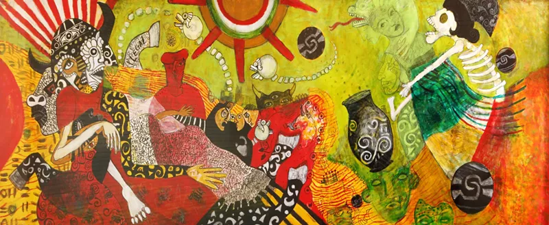 Image: CiCi Segura Gonzalez’s “Soy Chicana," mixed media.