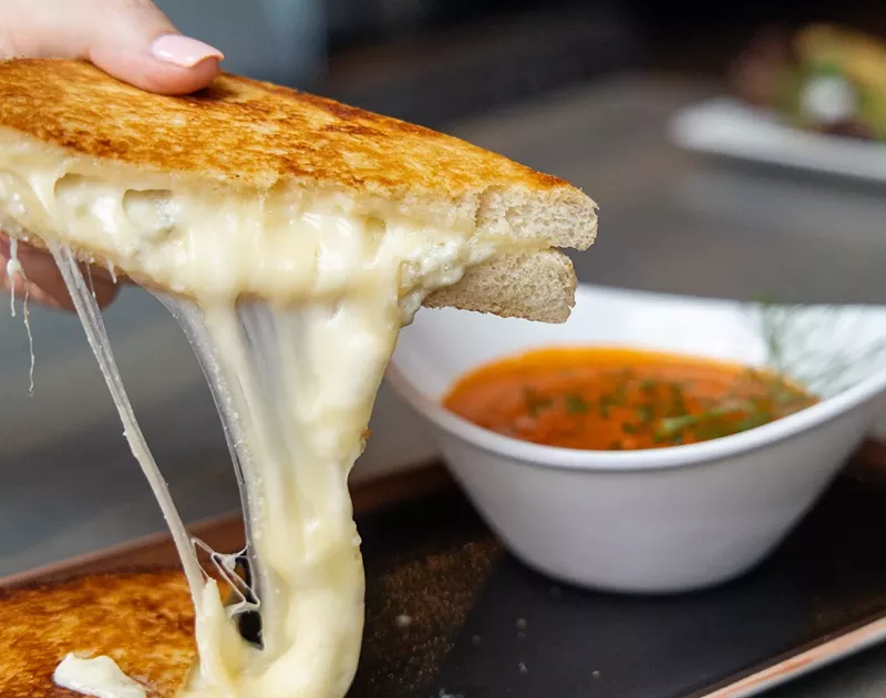 Image: A grilled four-cheese sandwich with Brad's famous tomato soup will soon be served on Pepper's lunch menu.