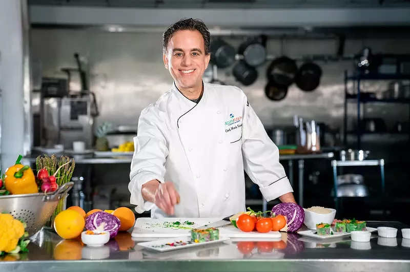 Image: Vegan chef Mark Reinfeld is opening a cooking school in Boulder.