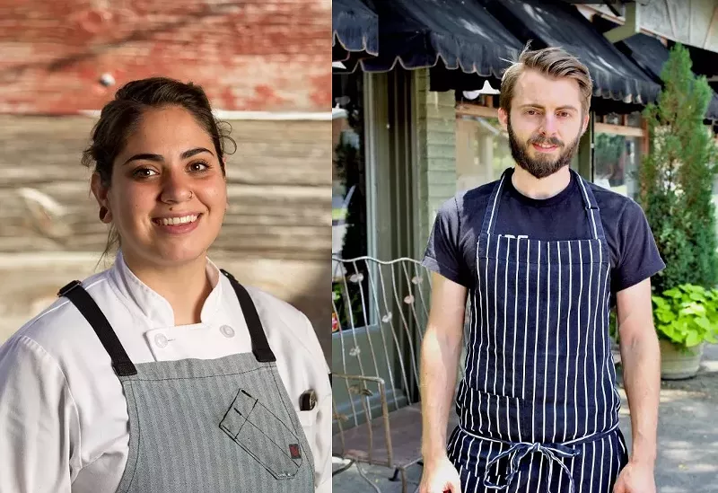 Image: Chefs Sarah Khosravani and Jon Lavelle are heading the kitchens at Old Major and Fruition, respectively.