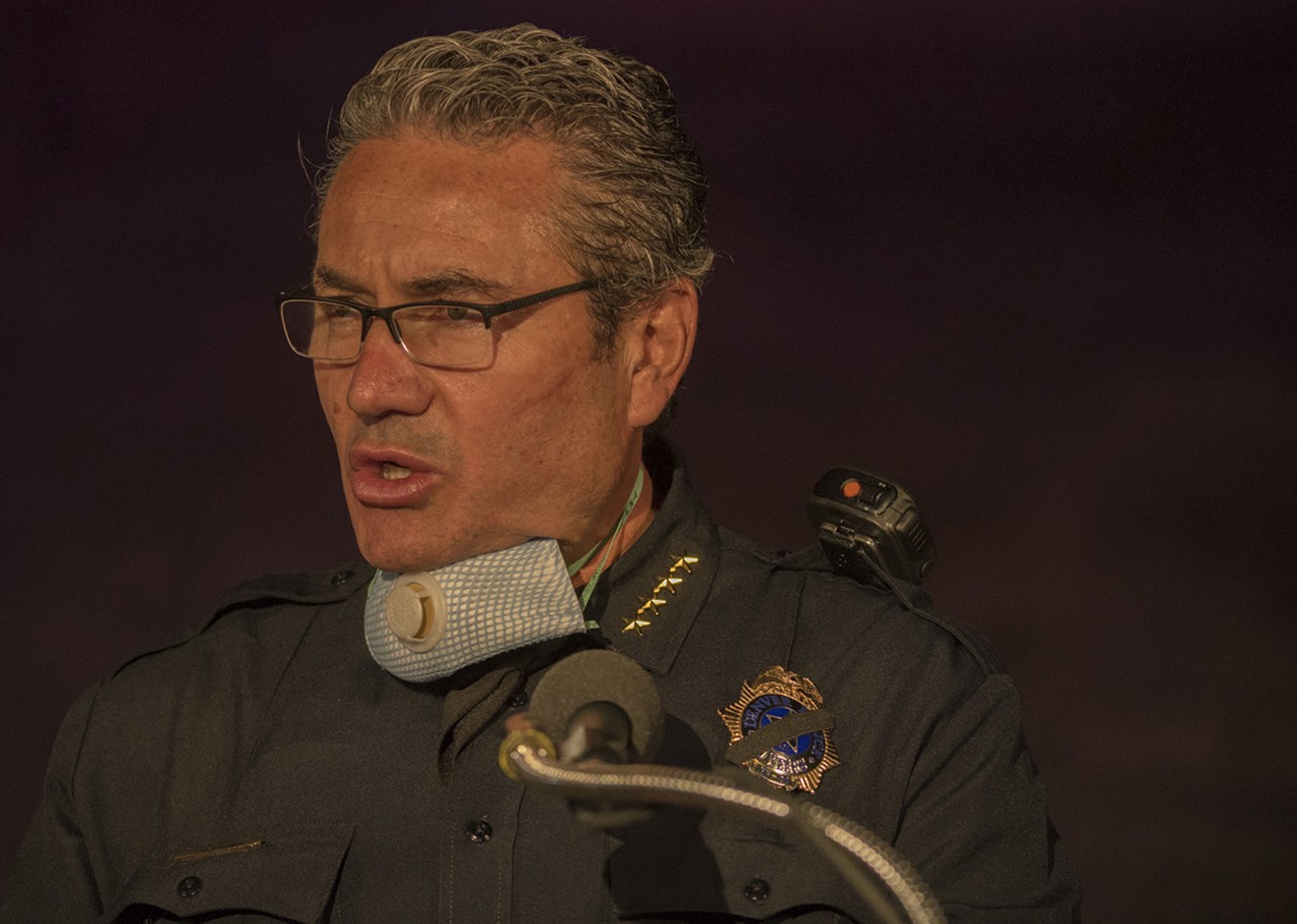 Denver Police Chief Paul Pazen promises to re-evaluate everything the police department does.