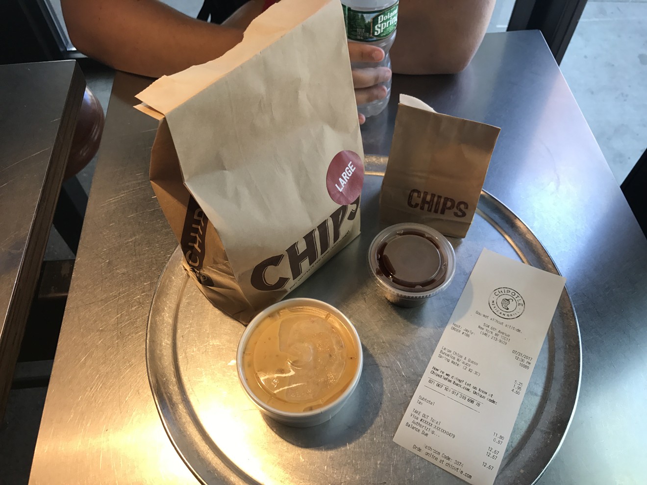 A pot of liquid gold at the end of the Chipotle rainbow.