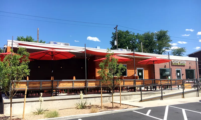 Image: The newest Chop Shop was built from a former used-car dealership.