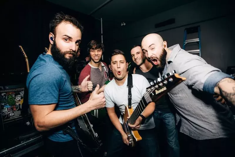 Image: The Christian metalcore band August Burn Red is touring the United States, celebrating the tenth anniversary of the group's album Messengers.