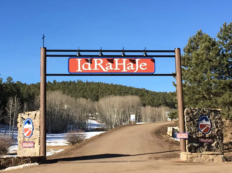 Image: Camp IdRaHaJe summer camp sign